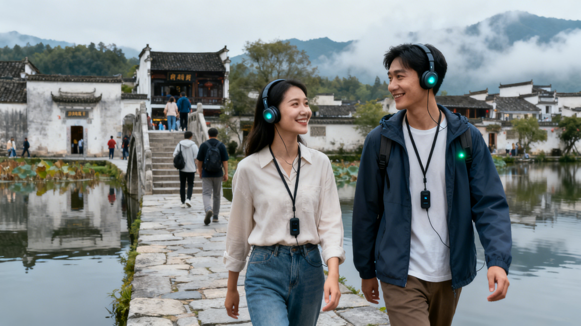 【场景编号025】“耳畔导游”随身听｜一部耳机游黟县AI全域伴你游