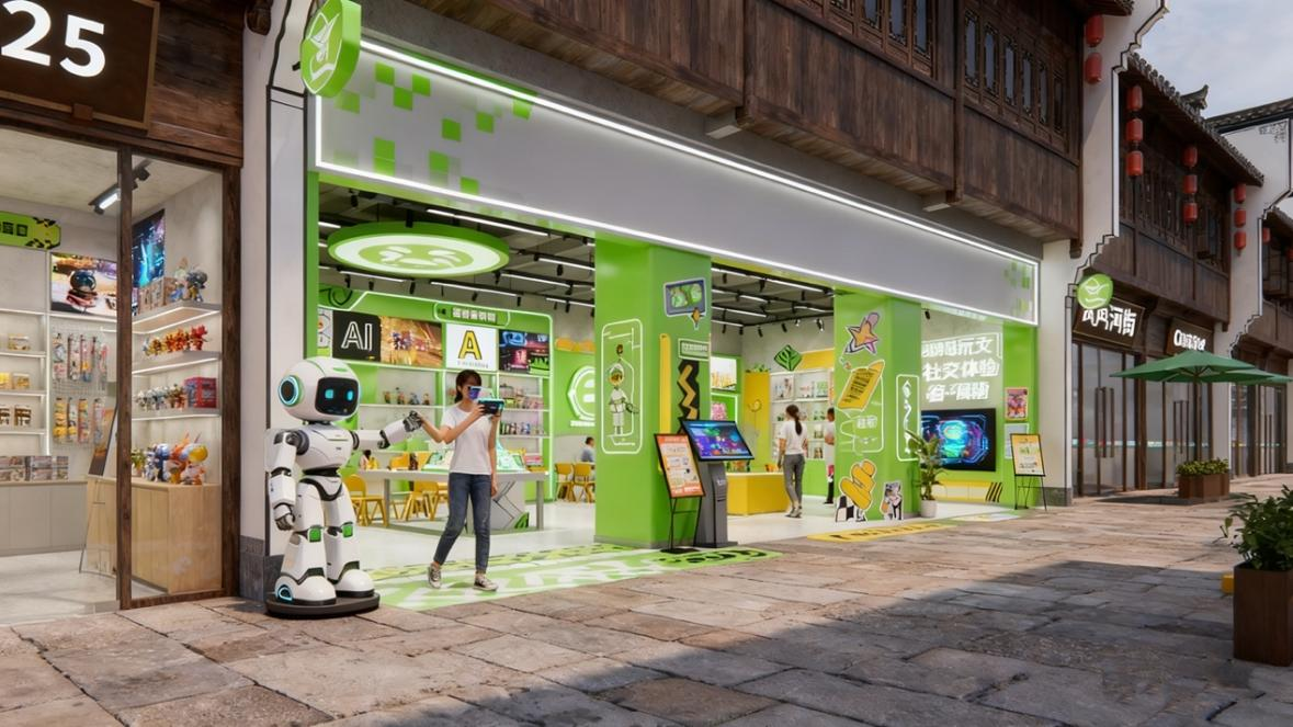 【场景编号010】“潮玩碰撞”最时尚｜河谷公社机器人引领青年新潮流