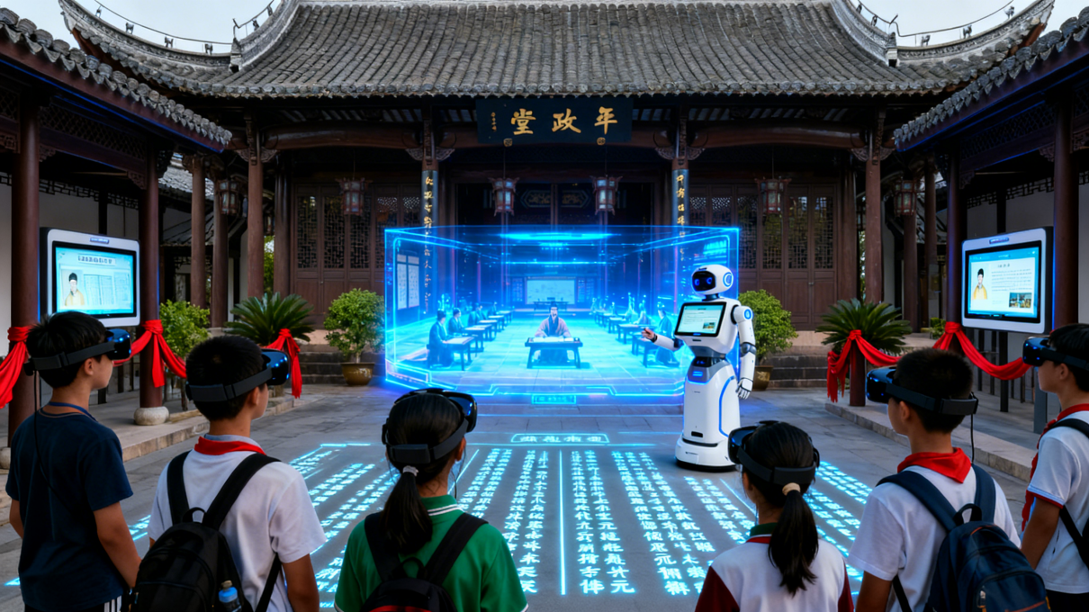 【场景编号024】“状元之路”慧眼观｜智能导览系统多维展示休宁科举文化