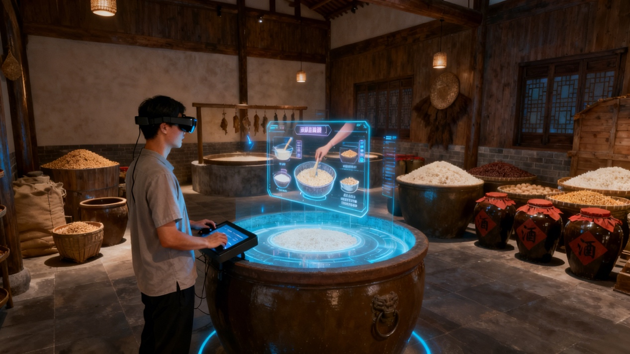 【场景编号013】“非遗酿造”品醇香｜大灵山非遗酒酿体验馆活化酒酿技艺